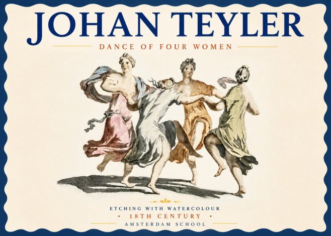 Johan Teyler Dance of Four Women No4 - Poster