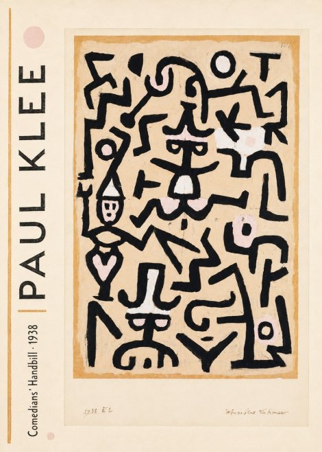 Paul Klee Comedians' Handbill No2 - Poster