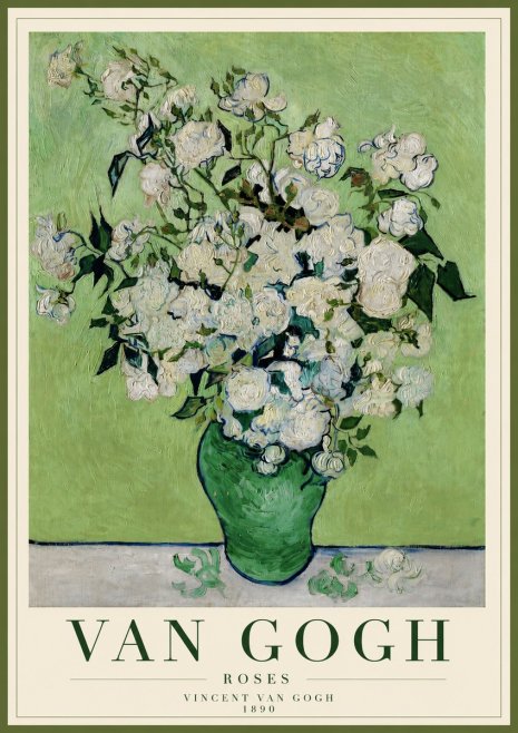 Van Gogh Roses I No3 - Poster