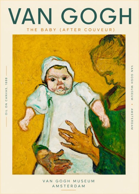Van Gogh The Baby (After Couveur) No4 - Poster