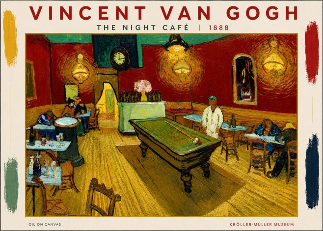 Van Gogh The Night Café II No4 - Poster