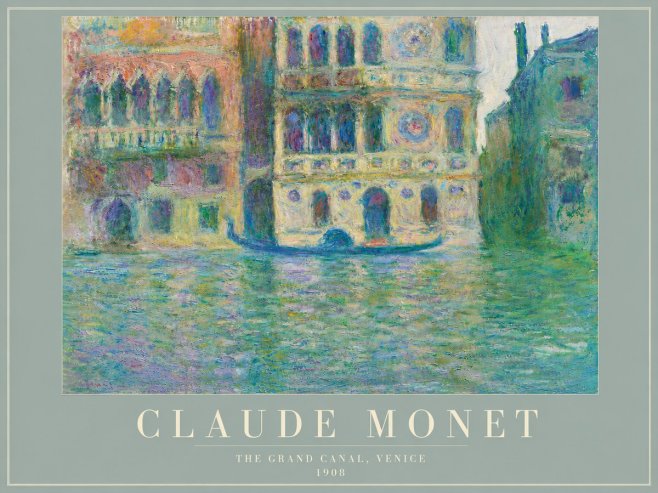 Monet The Grand Canal, Venice No4 - Poster