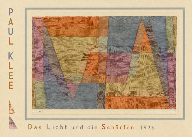 Paul Klee Das Licht Und Die Schärfen No2 - Poster
