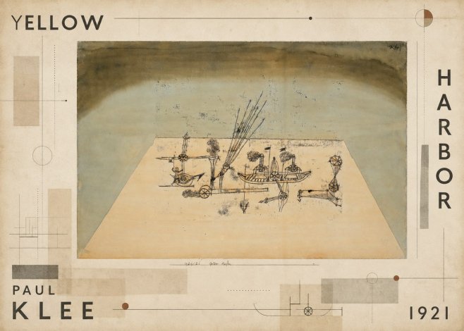 Paul Klee Yellow Harbor No2 - Poster