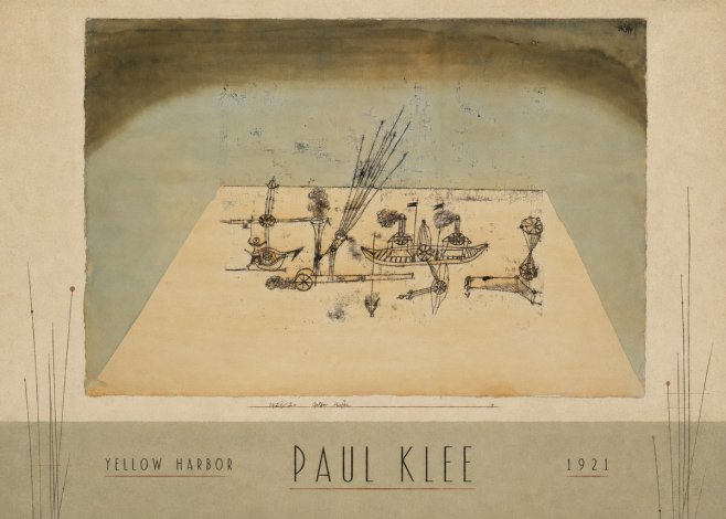 Paul Klee Yellow Harbor No3 - Poster
