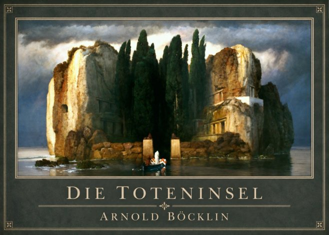 Arnold Böcklin Die Toteninsel II No1 - Poster