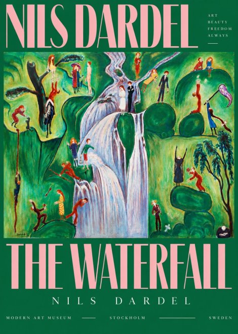 Nils Dardel The Waterfall No4 - Poster