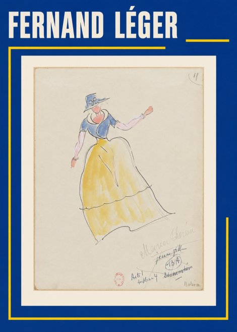 Fernand Léger Monica Thérese - Jeune Fille No1 - Poster