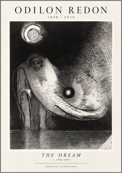 Odilon Redon The Dream No5 - Poster