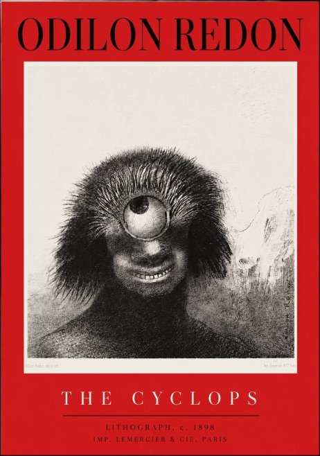 Odilon Redon The Cyclops II No2 - Poster