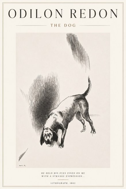 Odilon Redon The Dog No5 - Poster
