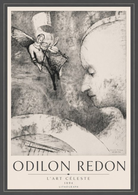 Odilon Redon L'art Céleste No6 - Poster