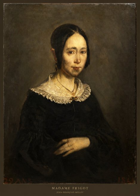Jean-François Millet Madame Frigot No6 - Poster