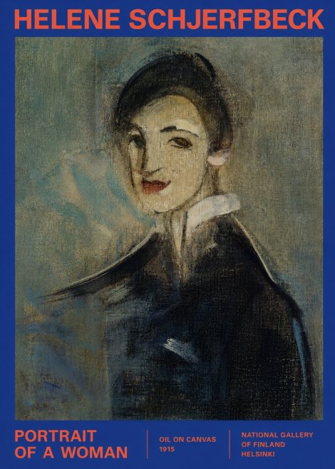 Helene Schjerfbeck Portrait of a Woman II No2 - Poster