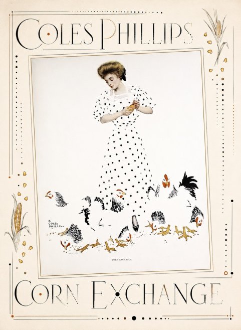 Coles Phillips Corn Exchange No5 - Poster