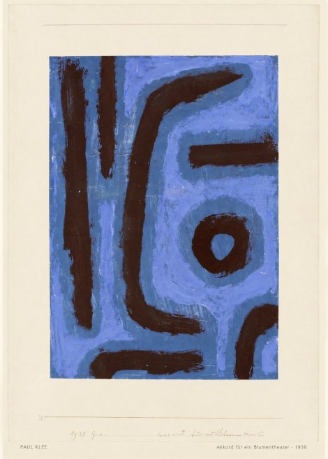 Paul Klee Akkord Für Ein Blumentheater No6 - Poster