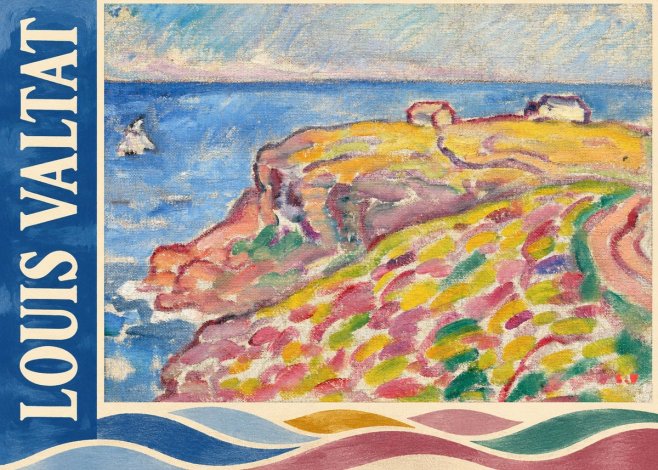 Louis Valtat Coastal Landscape with Bather No2 - Poster