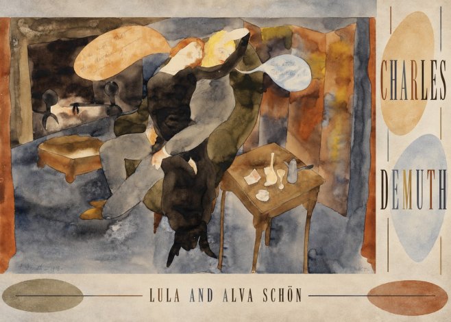 Charles Demuth Lula and Alva Schön No5 - Poster
