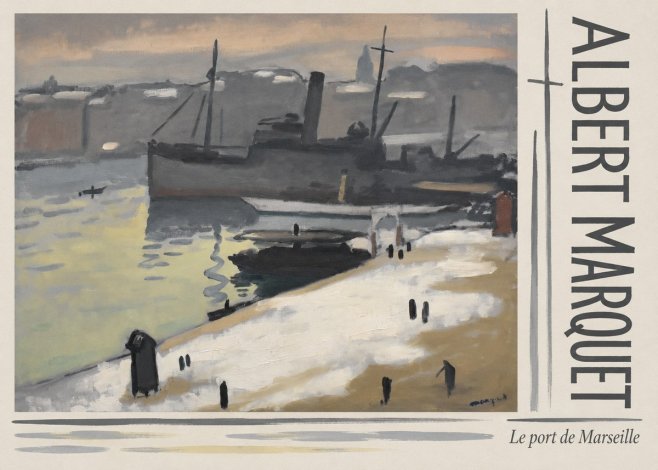 Albert Marquet Le Port De Marseille I No3 - Poster