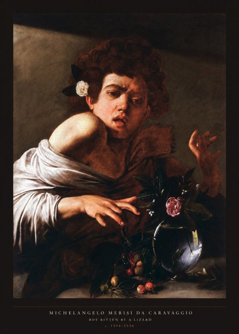 Michelangelo Merisi da Caravaggio Boy Bitten by a Lizard No5 - Poster