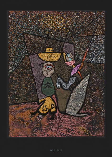 Paul Klee Man, Beast and Plant No6 - Poster
