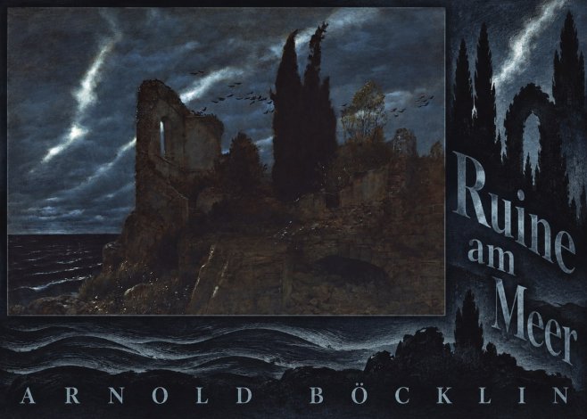 Arnold Böcklin Ruine Am Meer I No6 - Poster