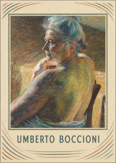 Umberto Boccioni Portrait of My Mother No1 - Poster