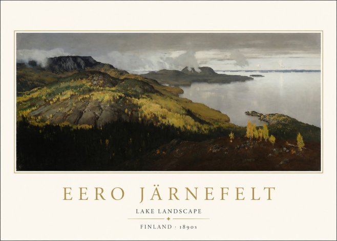 Eero Järnefelt Lake Landscape No1 - Poster