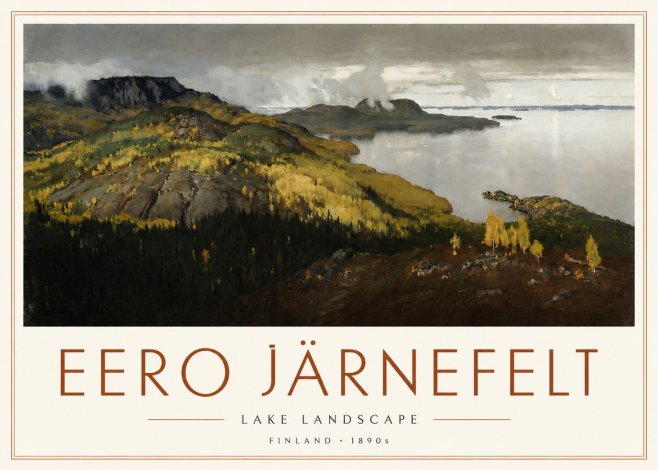 Eero Järnefelt Lake Landscape No3 - Poster