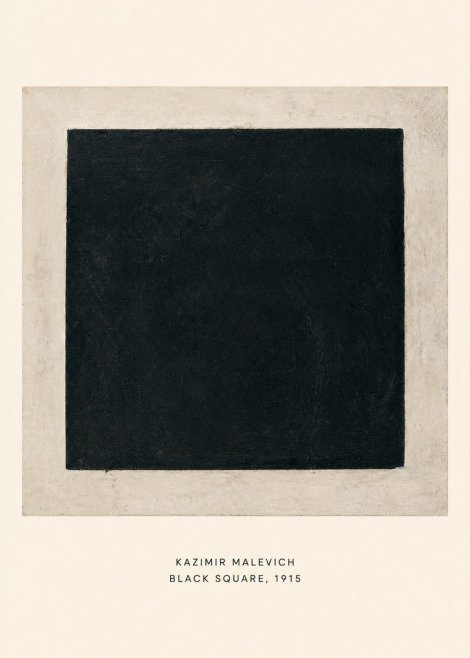 Kazimir Malevich Black Square No6 - Poster