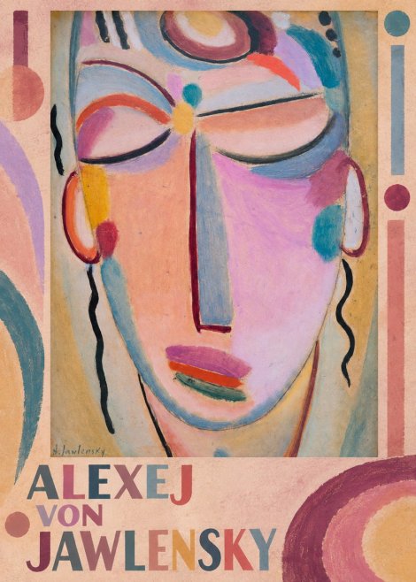 Alexej von Jawlensky Mystic Head No5 - Poster