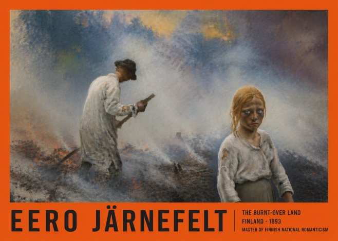 Eero Järnefelt The Burnt-over Land No4 - Poster