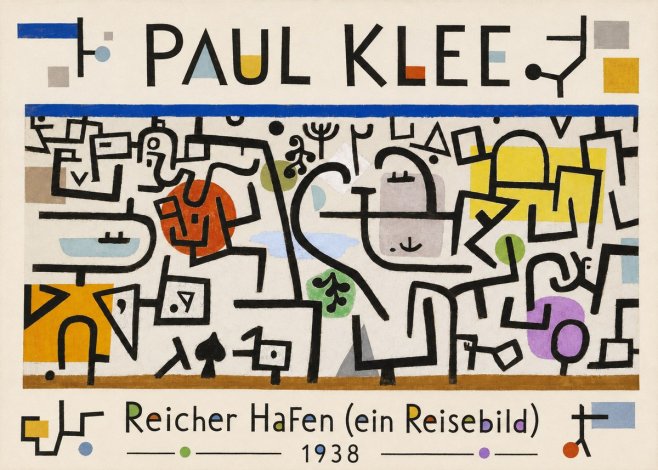 Paul Klee Reicher Hafen (Ein Reisebild) II No1 - Poster
