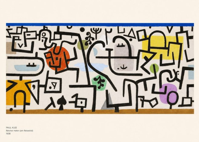 Paul Klee Reicher Hafen (Ein Reisebild) II No6 - Poster