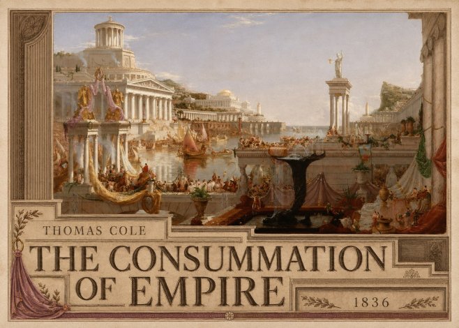 Thomas Cole The Consummation of Empire No5 - Poster
