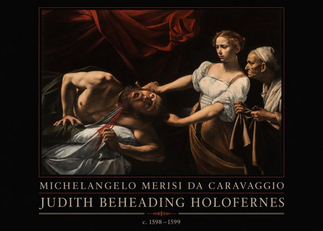 Michelangelo Merisi da Caravaggio Judith Beheading Holofernes II No4 - Poster