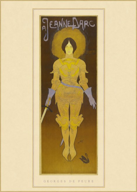Georges de Feure À Jeanne D'arc No4 - Poster