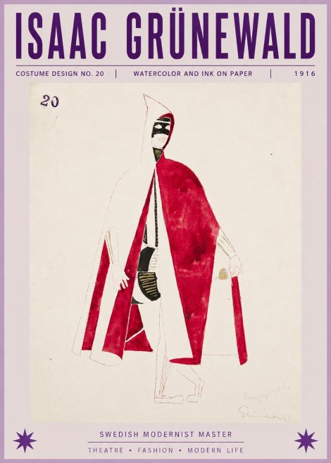 Isaac Grünewald Costume Design No. 20 No6 - Poster