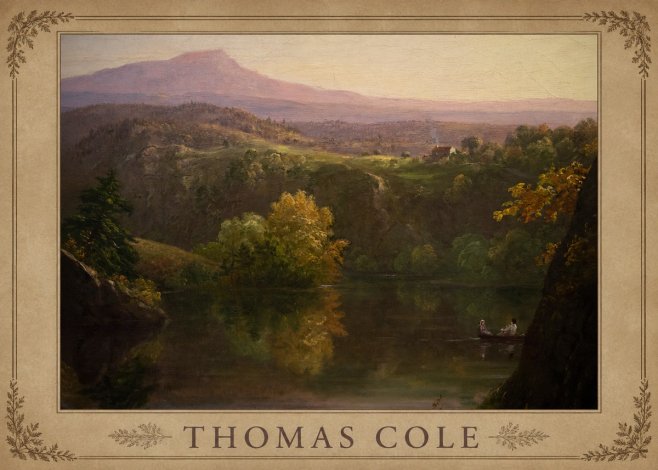 Thomas Cole View of the Catskill Mountains, Early Autumn No4 - Poster
