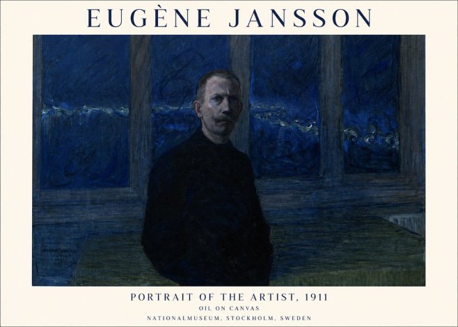 Eugène Jansson Portrait of the Artist, 1911 No1 - Poster
