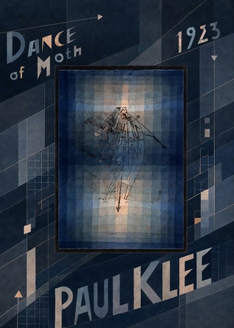 Paul Klee Dance of Moth No6 - Poster
