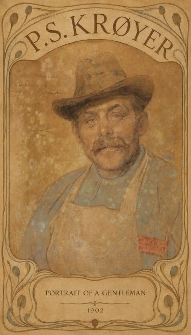 P.S. Krøyer Portrait of a Gentleman No3 - Poster