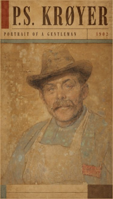 P.S. Krøyer Portrait of a Gentleman No4 - Poster