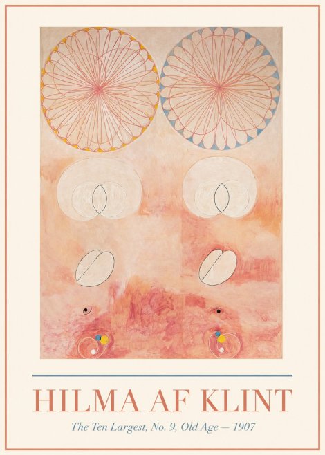 Hilma af Klint The Ten Largest, No. 9, Old Age – 1907 No1 - Poster