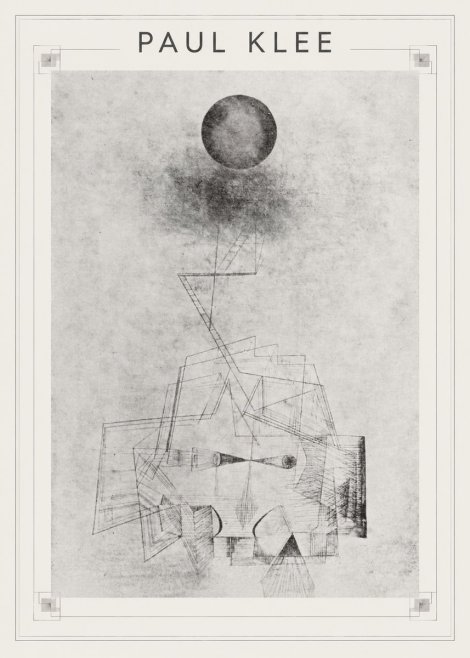 Paul Klee Abstract Study with Sphere and Ladder No1 - Poster