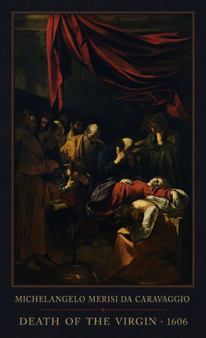 Michelangelo Merisi da Caravaggio Death of the Virgin No1 - Poster