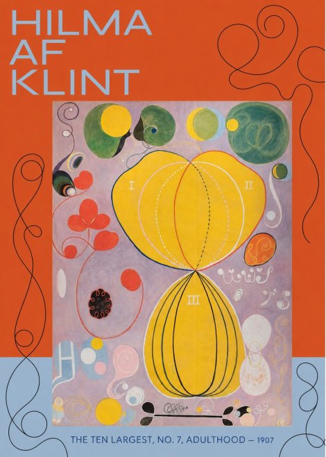 Hilma af Klint The Ten Largest, No. 7, Adulthood No4 - Poster