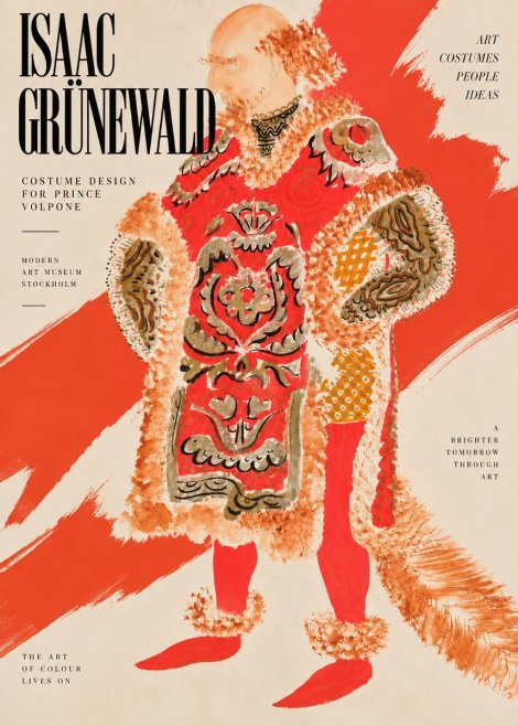 Isaac Grünewald Costume Design for a Theatre Production No3 - Poster
