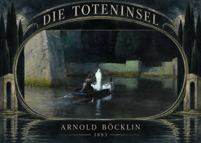 Arnold Böcklin Die Toteninsel IV No6 - Poster
