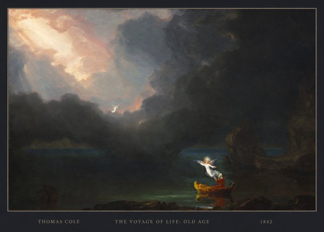 Thomas Cole The Voyage of Life: Old Age III No4 - Poster